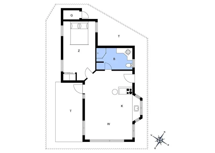 Дом отдыха Lk669-lokken-bjergbakken-13 *
